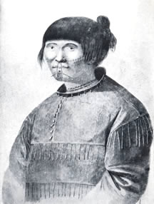 Unangan woman of Unalaska Island, October 1778