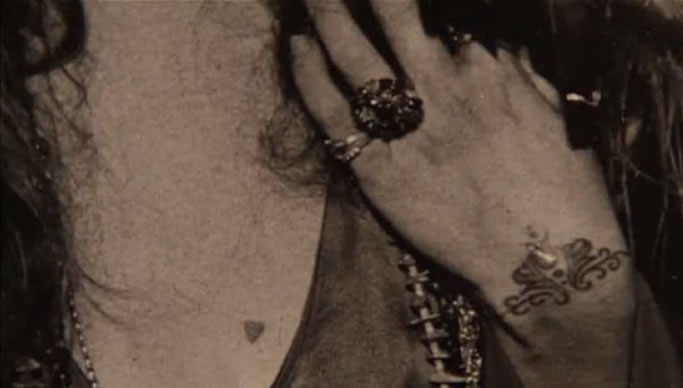 Janis Joplin tattoos done by Lyle Tuttle