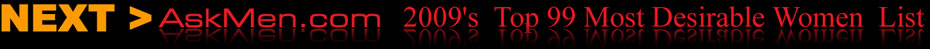 Check out the 2009 edition of AskMen.com's Top 99 Most Desirable Women List to see how many have tattoos.