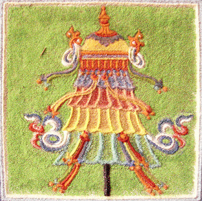 Buddhist victory banner