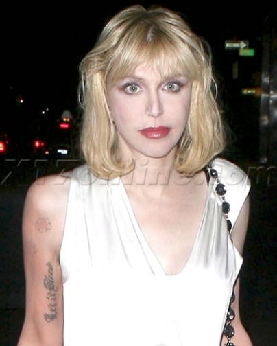 Courtney Love tattoos