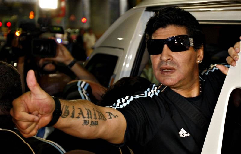 Diego Maradona tattoos