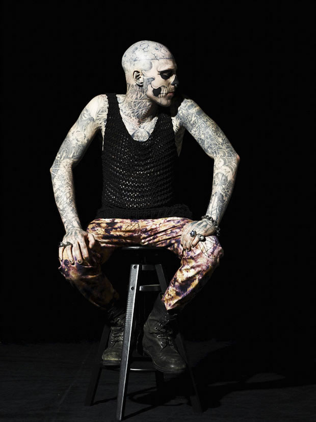 Zombie Boy tattoos