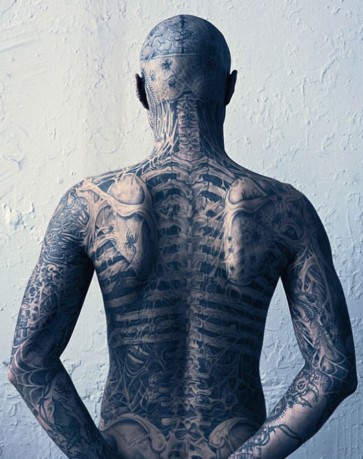 Zombie Boy tattoos