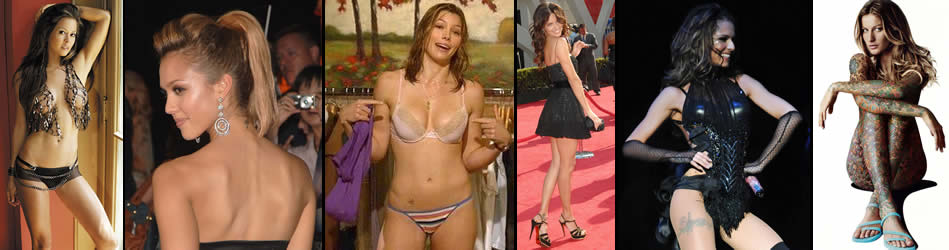Some of the tattooed celebrities on the AskMen.com's 2009 list of the 99 most desirable women in the world