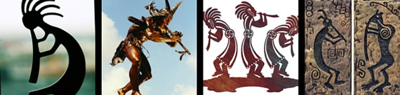 Kokopelli Tattoos - or Kokopilau: The Flute Player of the Hopi Indians