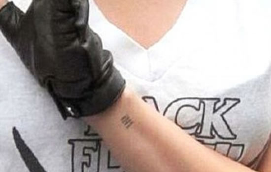 Kristen Stewart tattoo picture