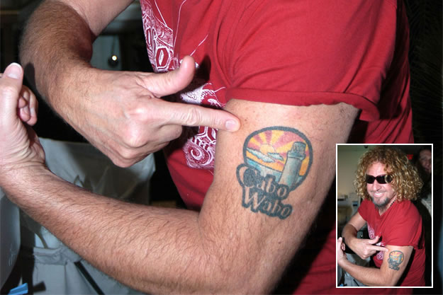 Sammy Hagar's Cabo Wabo Tattoo