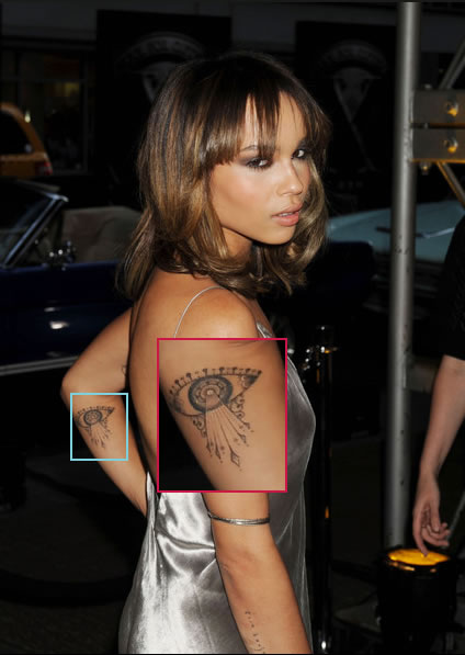 Zoe Kravitz tattoos