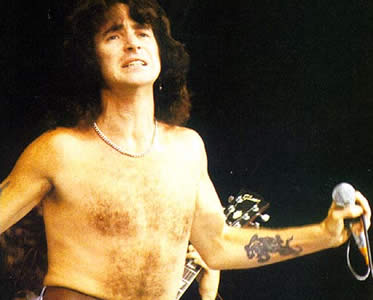 Bon Scott Inner Left Forearm