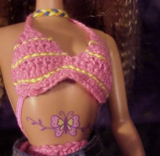 Tattoo Barbie Doll