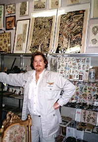 Vince at the Tattoo Museum in Yokohama