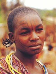 Tsemai tattooing. Photograph © Michael Laukien.