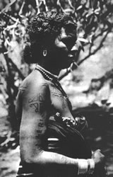 Antandroy tattooing, early 20th century.