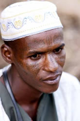 Peul tattooing in Benin. Photograph © Lars Krutak