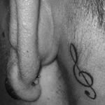 Justin Bieber ear tattoo