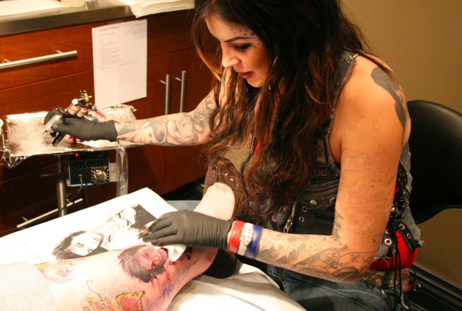 KAT VON D TATTOOS PICTURES IMAGES PICS PHOTOS OF HER TATTOOS