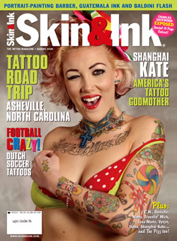 Bernard Clark’s cover photograph of the winking blond