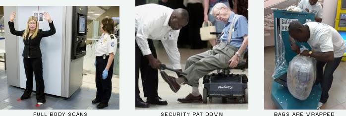 Airport security.