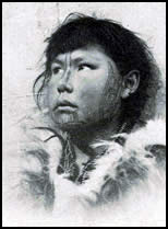 Arctic women's facial tattoos