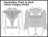 Male Marshallese tattoo designs